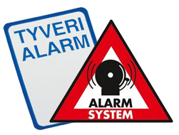 Alarm monteringsdele